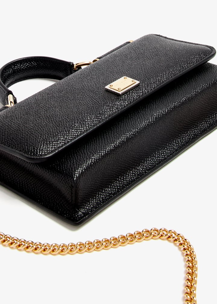 Dolce&Gabbana Dauphine mini top-handle bag for Women - Black