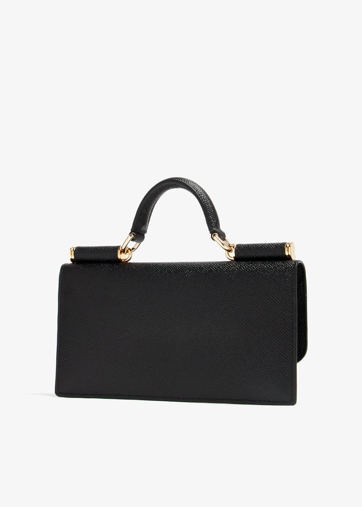 ハンドバッグ DOLCE & GABBANA TOP HANDLE BAG DOLCE & GABBANA Calfskin Embossed Large Monica Top Handle