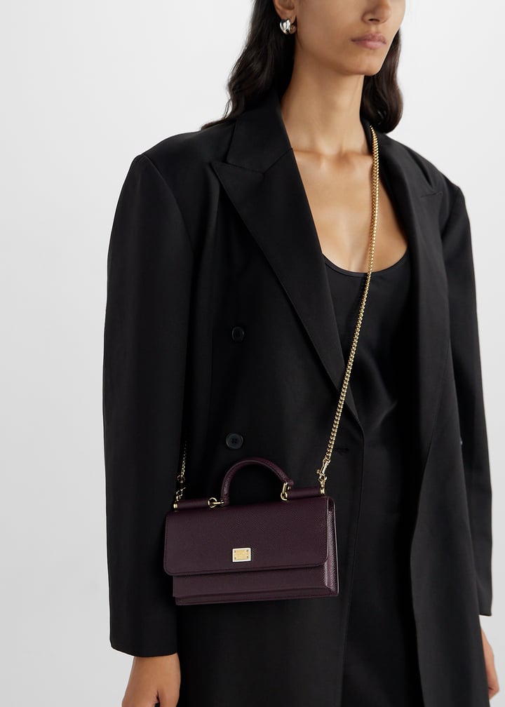 【Dolce & Gabbana】Dauphine カーフスキン ミニバッグ Dolce & Gabbana Dauphine-Print Mini Bag | Sendegaro AR