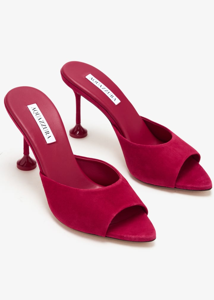 Aquazzura Bisous 85 mules for Women - Red in UAE | Level Shoes