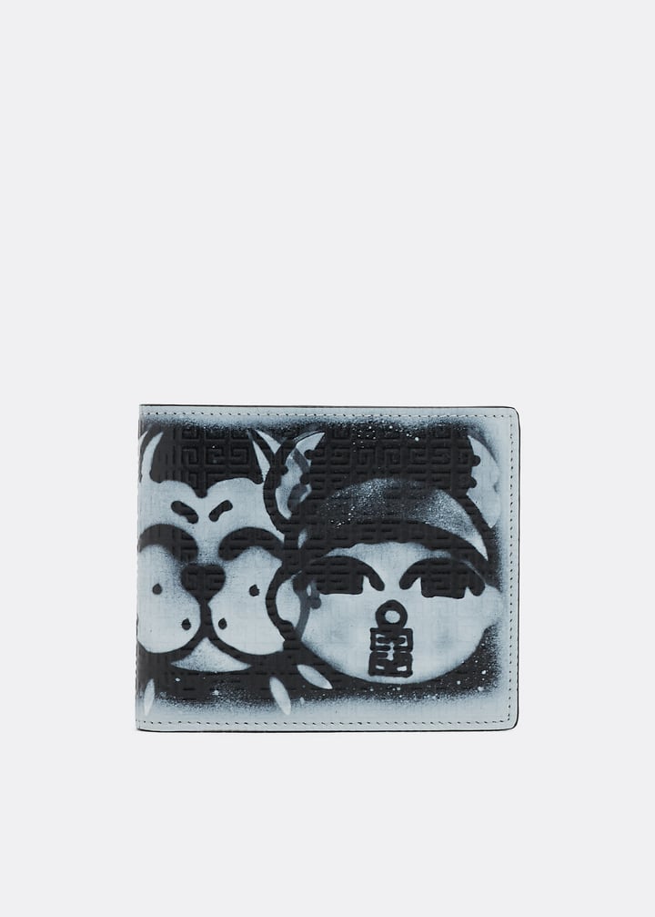 Givenchy x Chito 4G leather wallet for Men - Grey in UAE