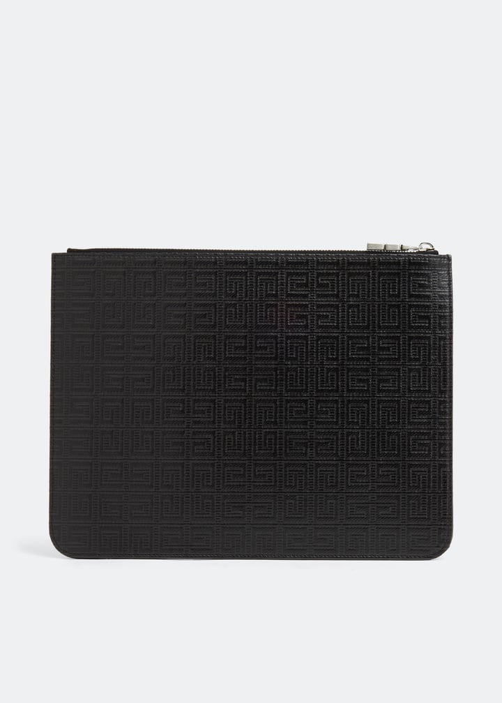 Givenchy 4G zipped pouch for Men - Black in KSA | Level Shoes