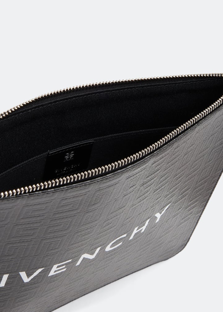 Givenchy 4G zipped pouch for Men - Black in UAE | Level Shoes