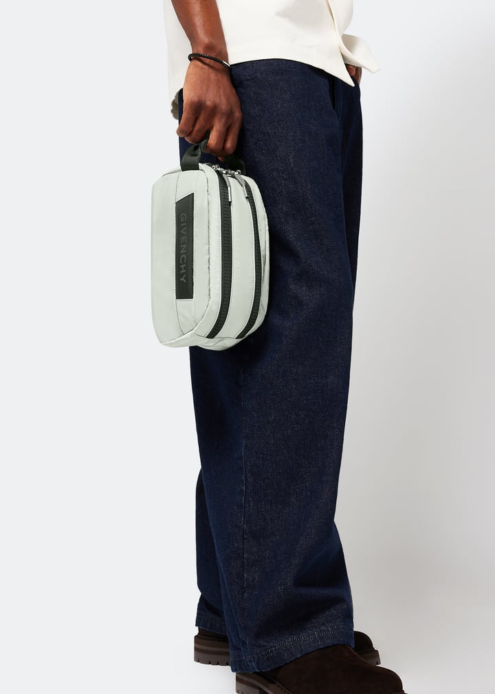 Givenchy G-Trek toilet pouch for Men - Grey in USA | Level Shoes