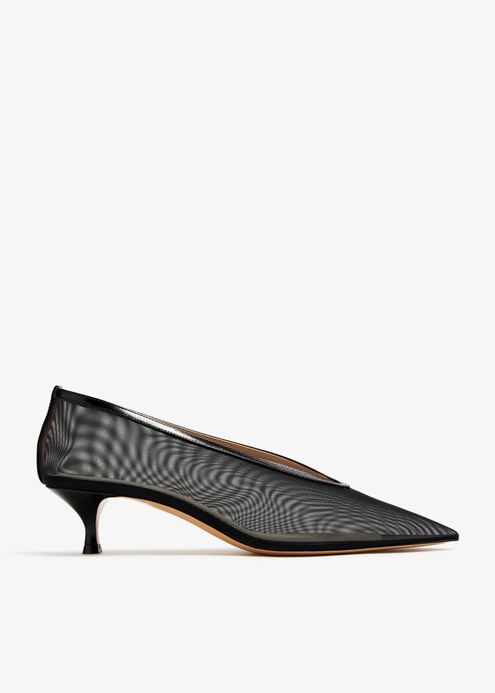パンプス LE MONDE BERYL FW25 BABOUCHE KITTEN (BKT COCBLA) Le Monde Beryl Babouche kitten heel pumps for Women - Black