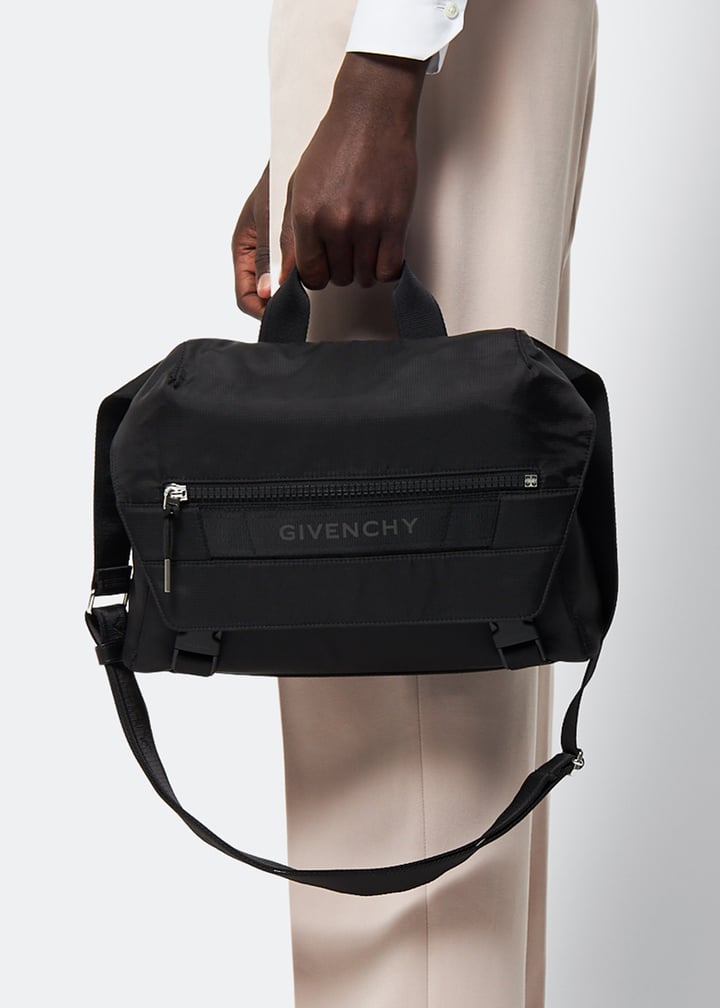 送関込★GIVENCHY★G-TREK NYLON メッセンジャーバッグ★BLACK Givenchy G-Trek messenger bag for Men - Black in UAE | Level