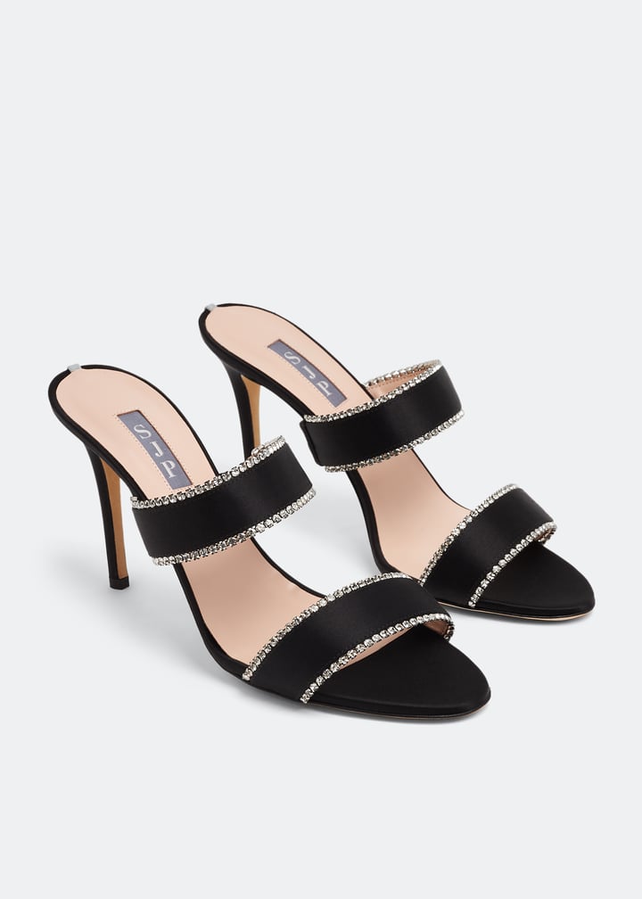 Sarah Jessica Parker Blossom Bis mules for Women - Black in USA