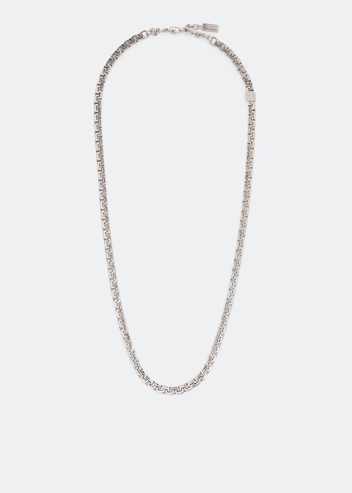 Givenchy 4G long chain necklace for Men - Silver in UAE | Level Shoes