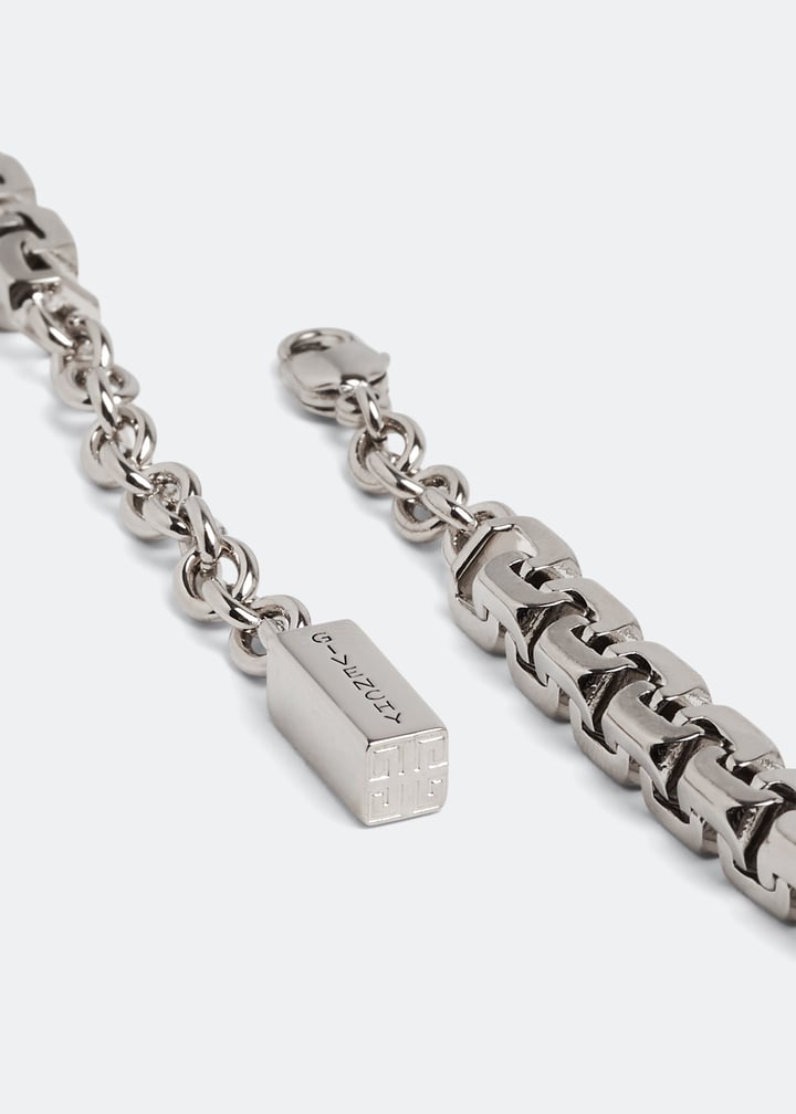 Givenchy 4G long chain necklace for Men - Silver in KSA | Level Shoes