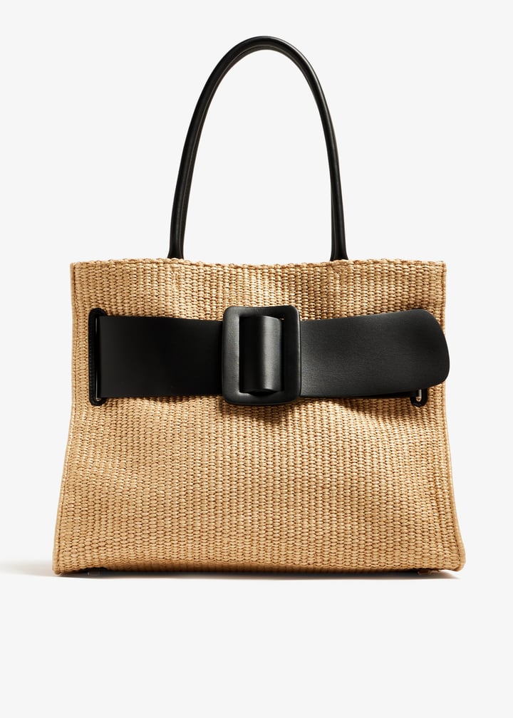 BOYY Bobby Soft raffia bag for Women - Beige in UAE | Level