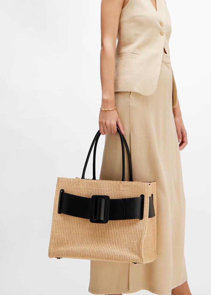 トートバッグ BOYY Raffia Bobby Tourist Epsom Handbag BOYY Raffia Bobby Tourist Epsom Handbag - Women - Pomelo Fashion