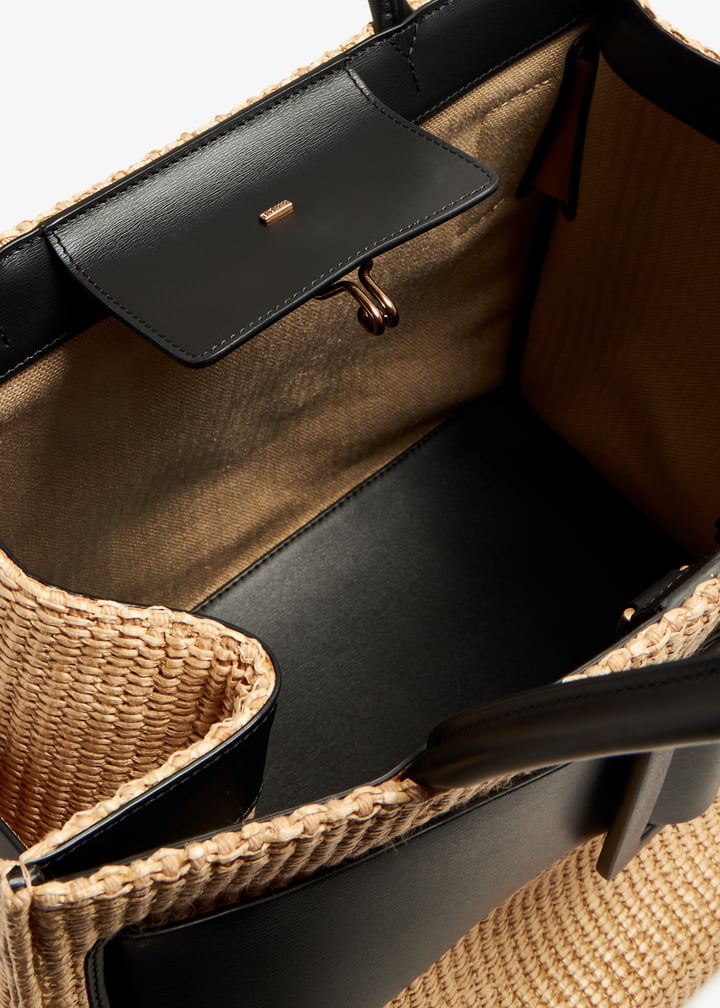 トートバッグ BOYY Raffia Bobby Tourist Epsom Handbag BOYY Raffia Bobby Tourist Epsom Handbag - Women - Pomelo Fashion