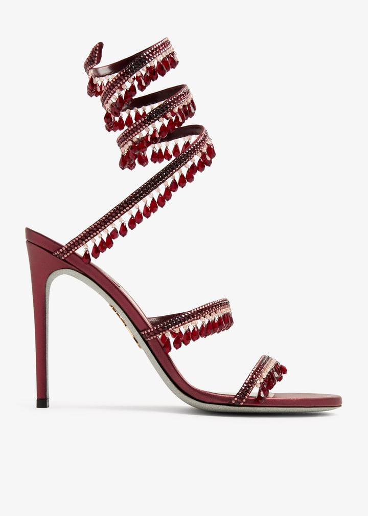 René Caovilla Cleo crystal-embellished sandals for Women