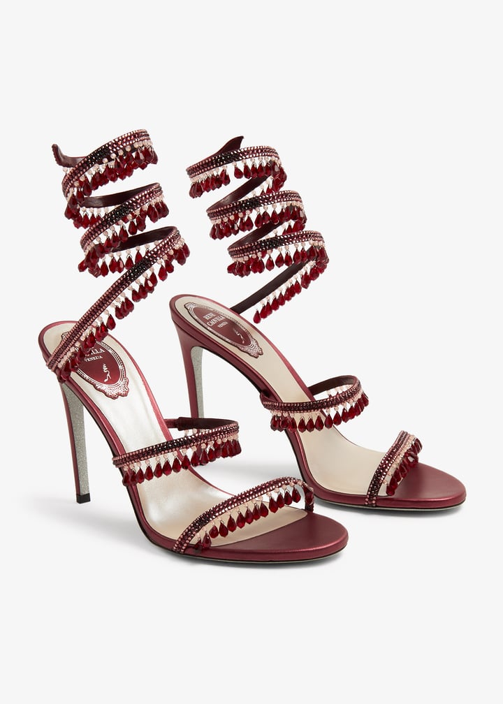 René Caovilla Cleo crystal-embellished sandals for Women