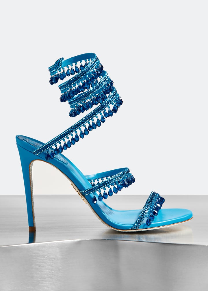 René Caovilla x Level Shoes Cleo crystal-embellished sandals