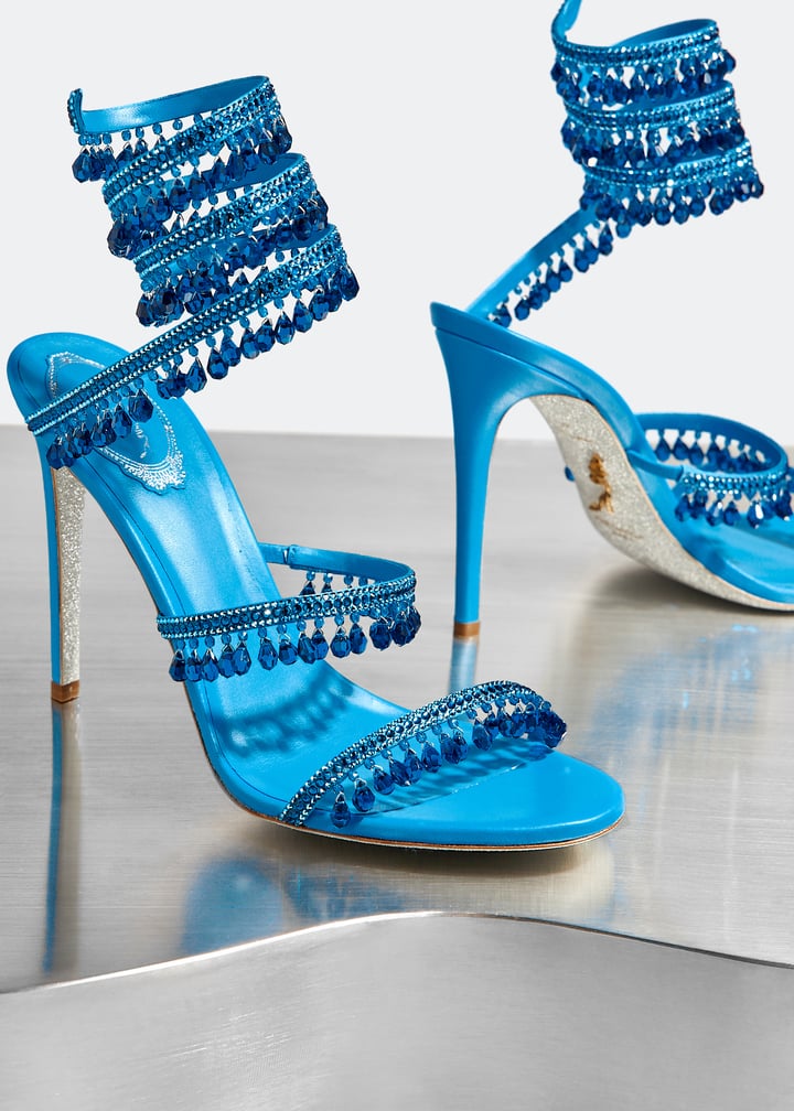 René Caovilla x Level Shoes Cleo crystal-embellished sandals
