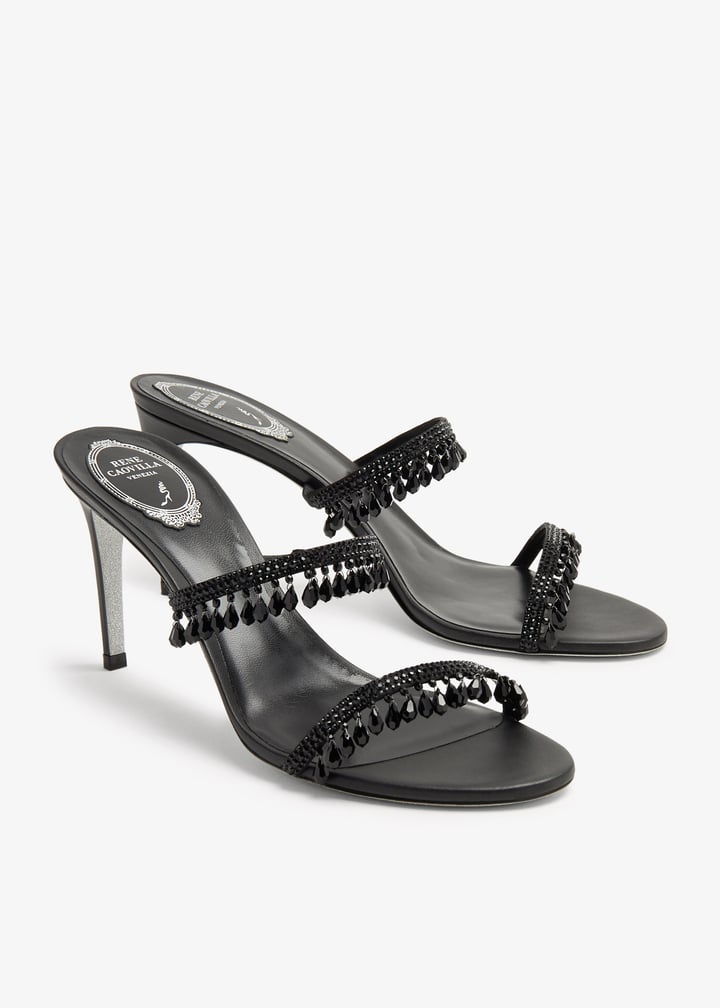 René Caovilla Chandelier sandals for Women - Black in UAE