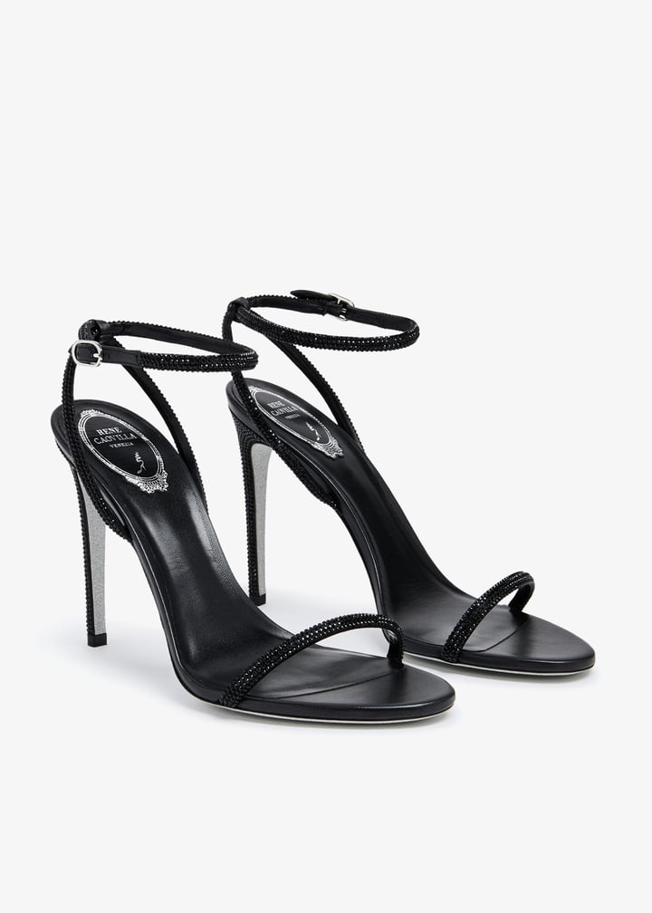 René Caovilla Ellabrita sandals for Women - Black in UAE