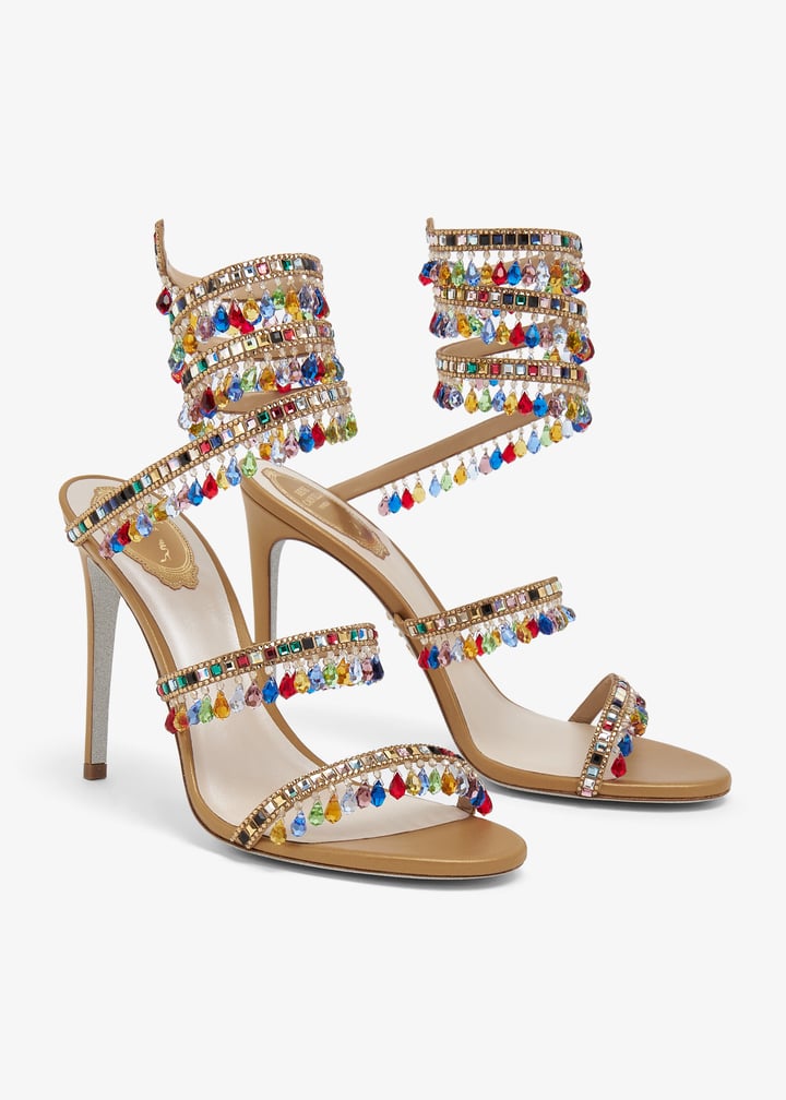 サンダル・ミュール Rene Caovilla C12478105VL019999 Sandals RENE` Jeweled sandals with crystals and gems | René Caovilla®