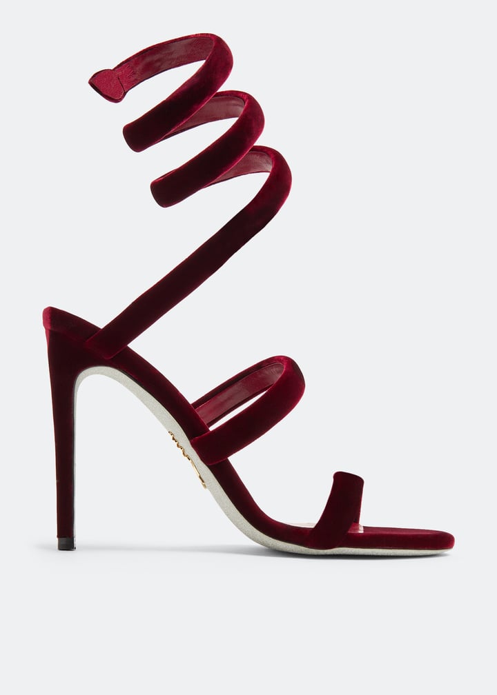 サンダル・ミュール REN CAOVILLA CLEO SANDALS IN VELVET RENE CAOVILLA Cleo Velvet Sandals | Holt Renfrew