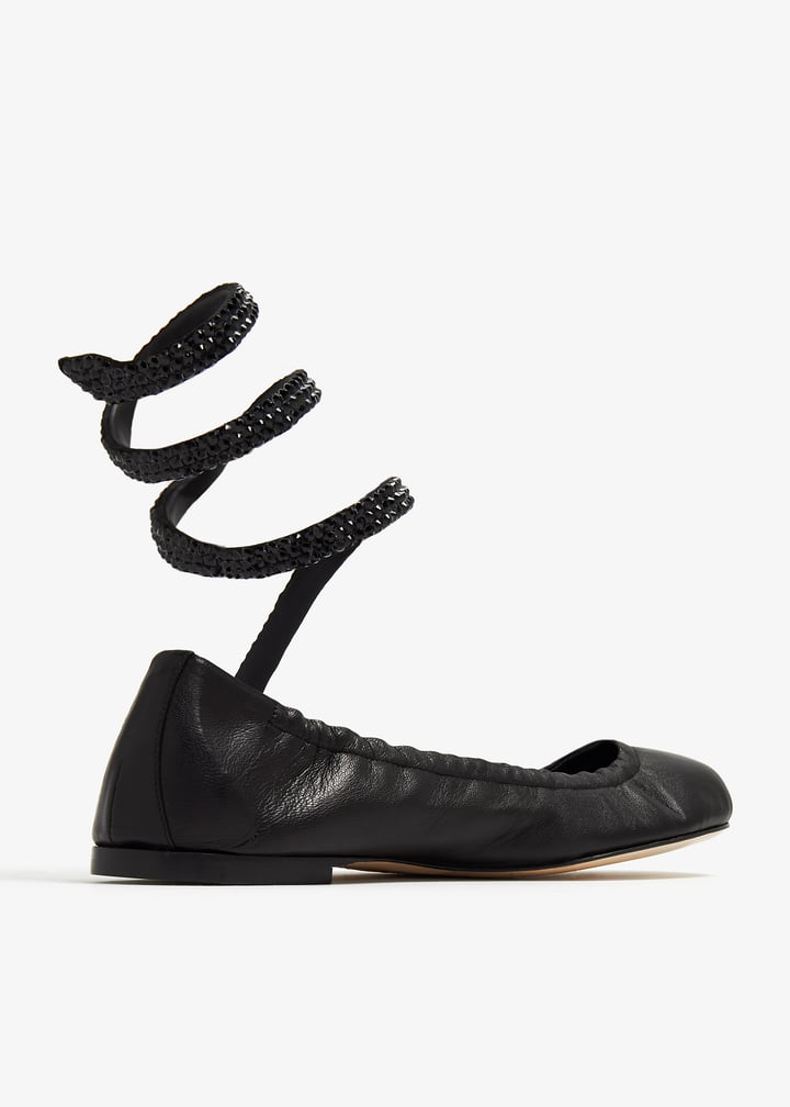 René Caovilla Cleo ballerinas for Women - Black in UAE
