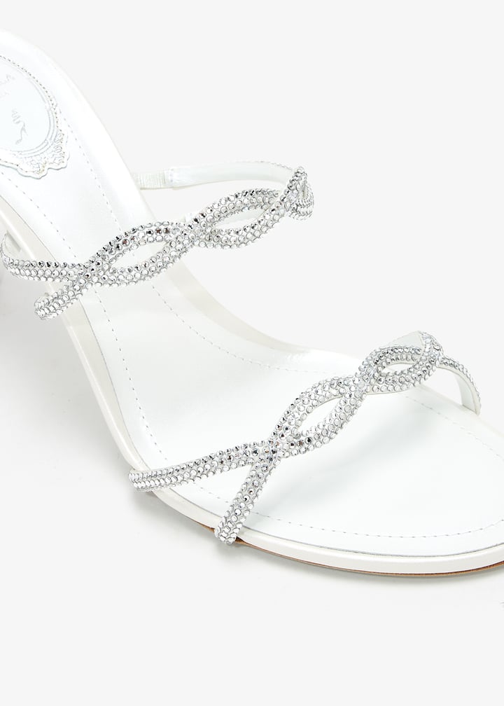 René Caovilla Ivory sandals for Women - White in UAE | Level