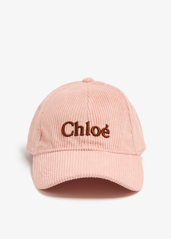 Chloé Logo-embroidered baseball cap for Girl - Pink in USA | Level
