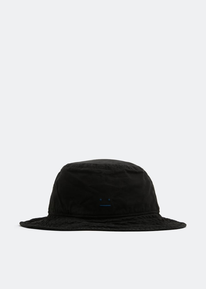 ACNE STUDIOS ブラック バケットハット Acne Studios Faceエンブロイダリー バケットハット | ブラック