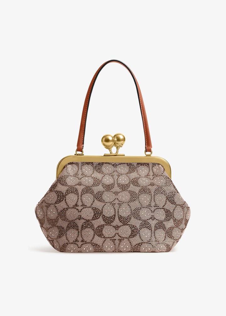 Coach Crystal Kisslock 16 bag for Women - Brown in USA | Level Shoes