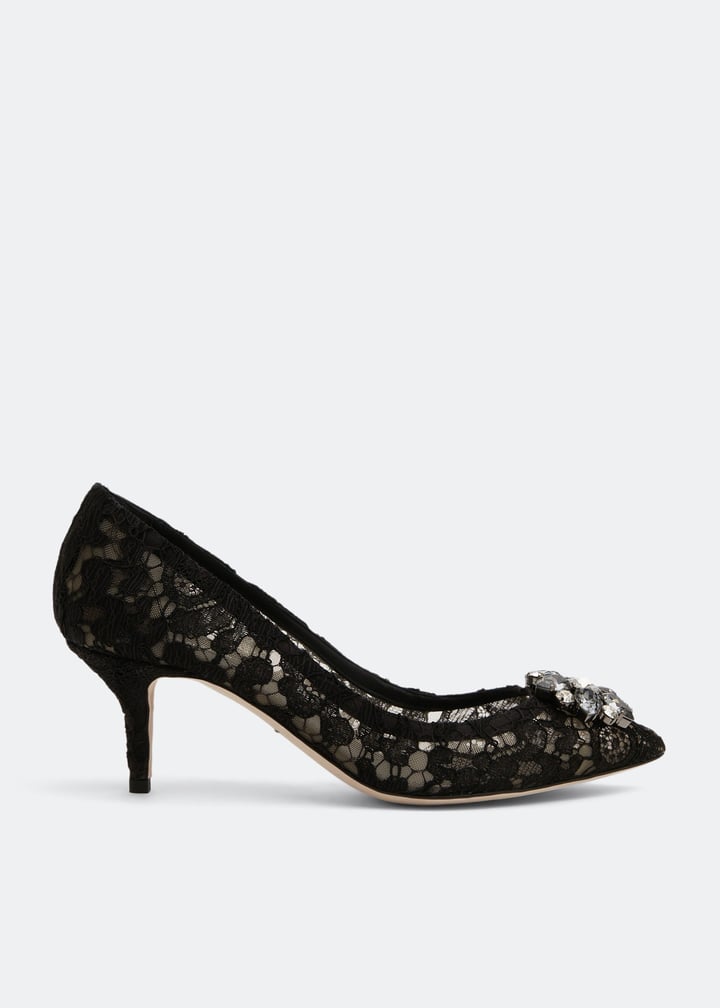 Dolce&Gabbana Lace rainbow pumps for Women - Black in Qatar