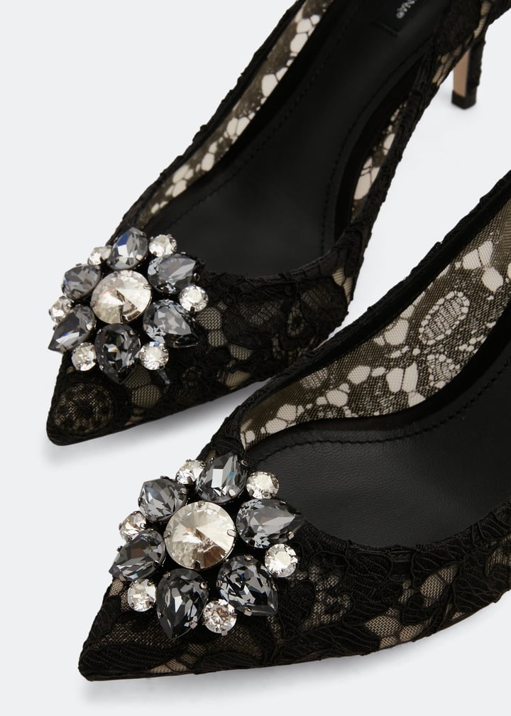 パンプス Dolce & Gabbana FW25 LACE PUMPS (CD0066 AE637 80997) Dolce & Gabbana FW25 LACE PUMPS (CD0066 AE637 80997) (Dolce