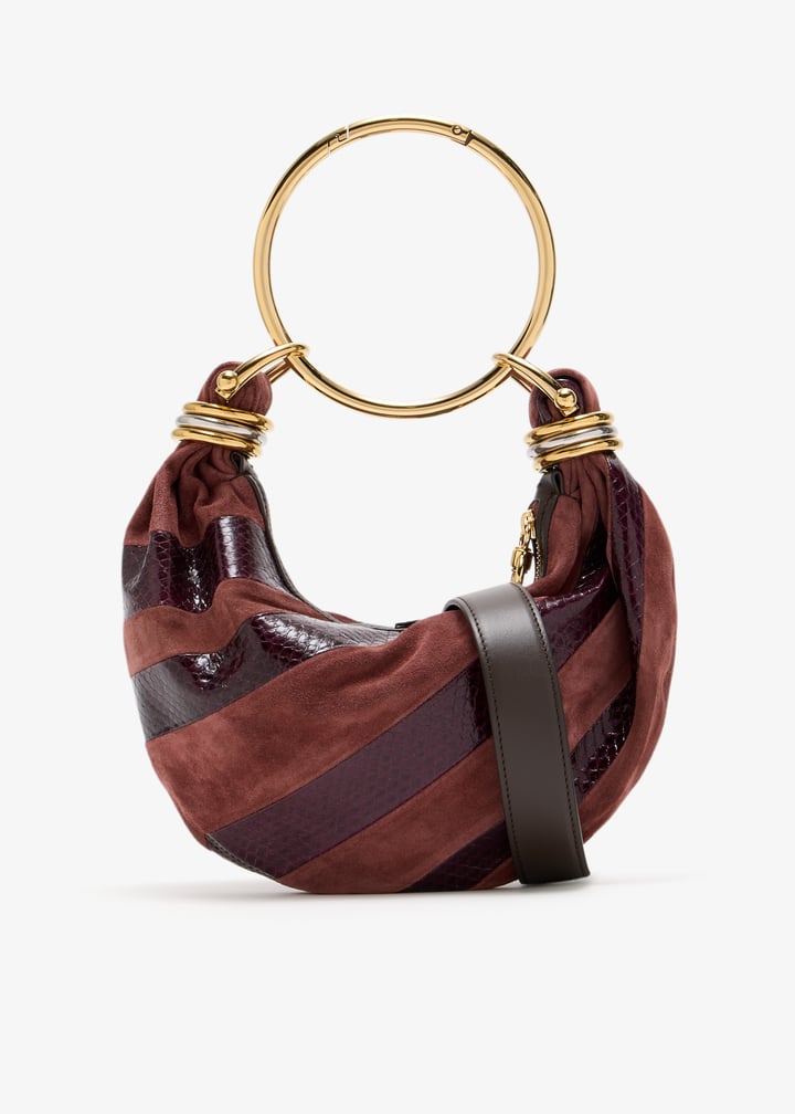 バッグ・カバンその他 CHLOE Woman Mini bag Brown CH25US593O82 27S Chloé Mini Bracelet hobo bag for Women - Brown in UAE