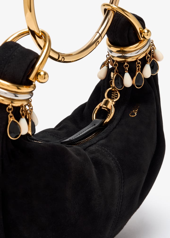 【関税＆送料込み】ChloAC Mini Bracelet Hobo Bag Chloé Small Bracelet Hobo Bag In Grained Leather | Chloé HK