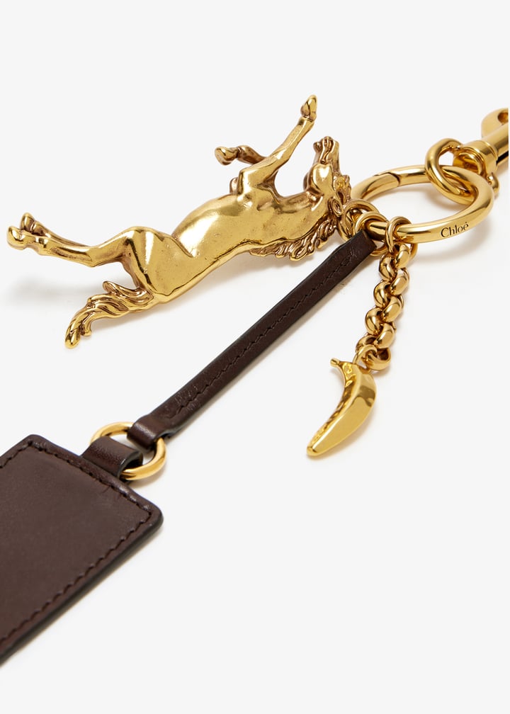 Chloé Kerala 25 tag bag charm for Women - Gold in UAE