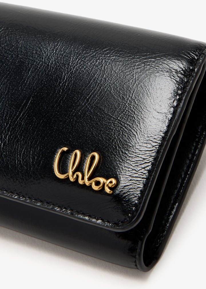 Chloé Small Chloé Iconic tri-fold wallet for Women - Black