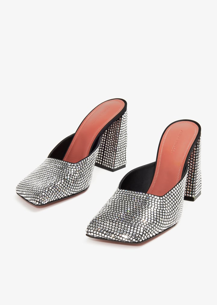 AMINA MUADDI CHARLOTTEHOOPCRYSTALGOLD 関税送料込 AMINA MUADDI Charlotte leather pumps | NET-A-PORTER