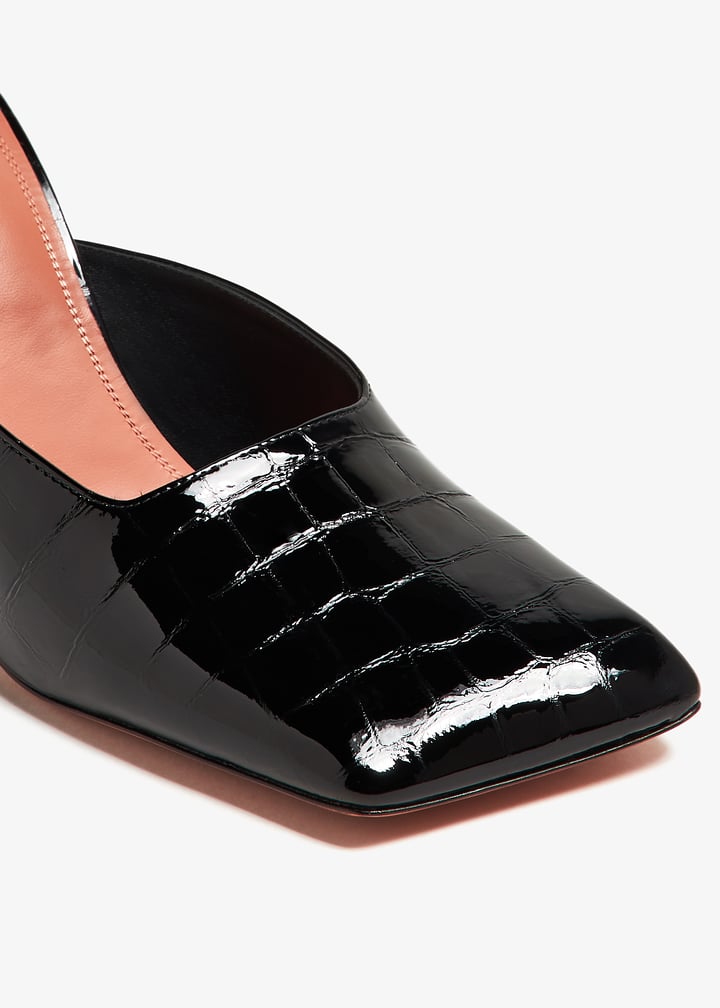 Amina Muaddi Charlotte mules for Women - Black in UAE