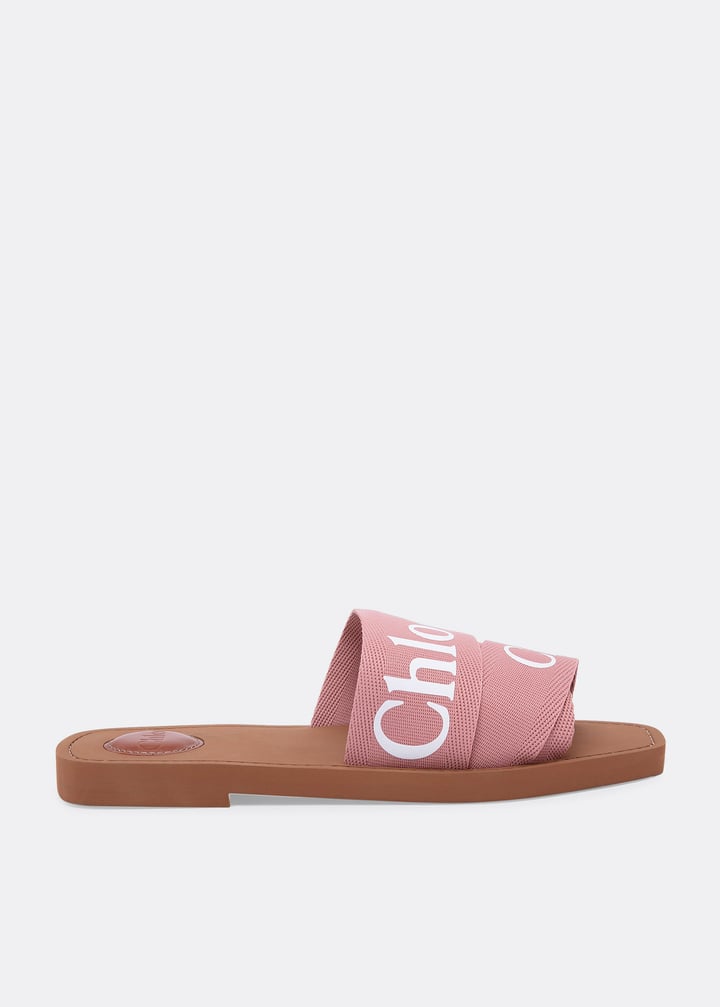 【送料&関税込】ChloAC Woody Flat Sandal Woody Flat Mule | Must-have Women's White Slides | Chloé US