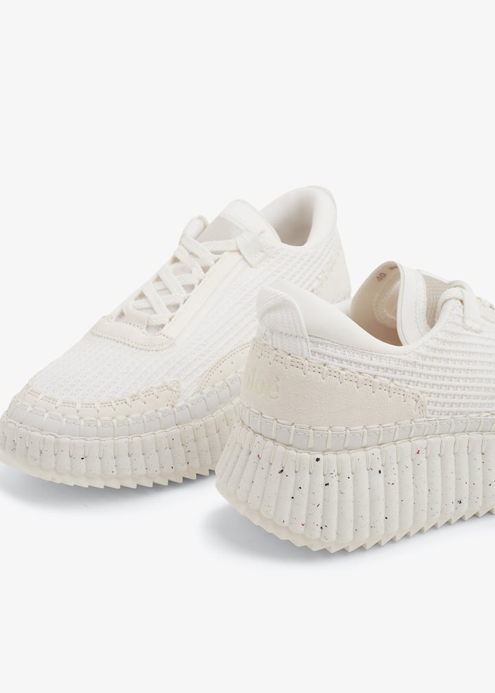 Chloé Nama sneakers for Women - White in Kuwait | Level Shoes