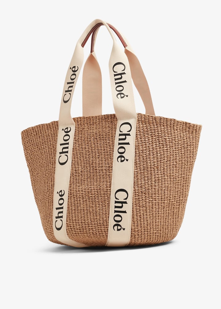 【関税・送料込み】CHLOE TOTES BEIGE WOODY TOTES Chloé Woody large basket bag for Women - Beige in UAE