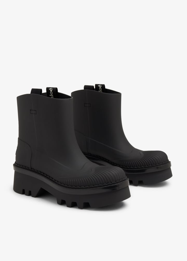 Chloé Raina rain boots for Women - Black in UAE | Level Shoes