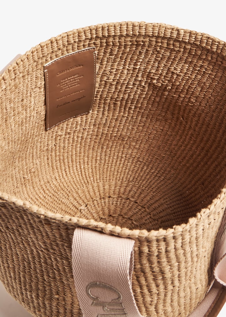 Chloé Large Woody basket bag for Women Beige in KSA Level Shoes