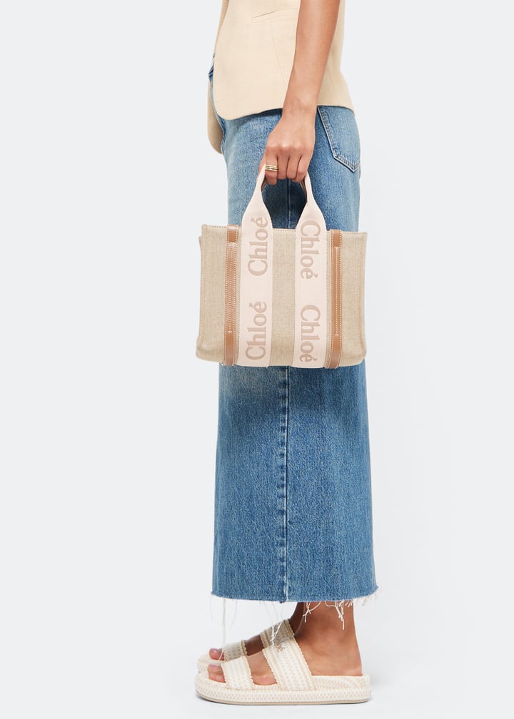 Chloé Woody small tote bag for Women - Beige in UAE | Level