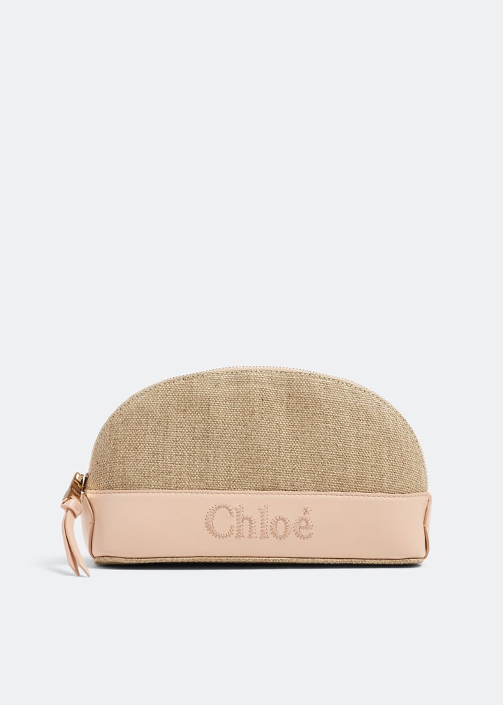 Chloé Sense pouch for Women - Pink in UAE | Level Shoes