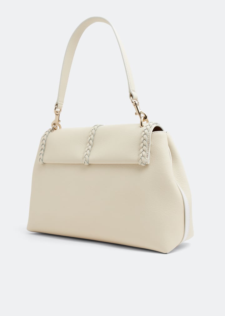 【Chloe】Penelope Medium’ shoulder bag White Chloé Penelope medium soft shoulder bag for Women - White in