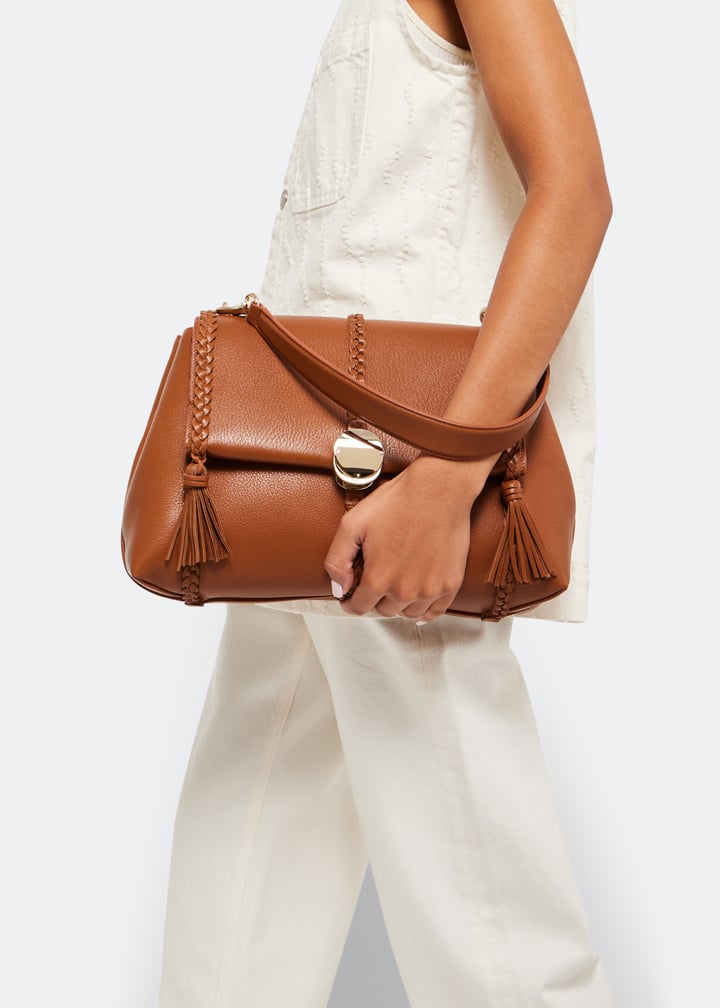 【送料&関税込】ChloAC Caramel Leather Medium Penelope Handb Chloe Chloe Penelope Medium Soft Shoulder Bag |US 2850.00