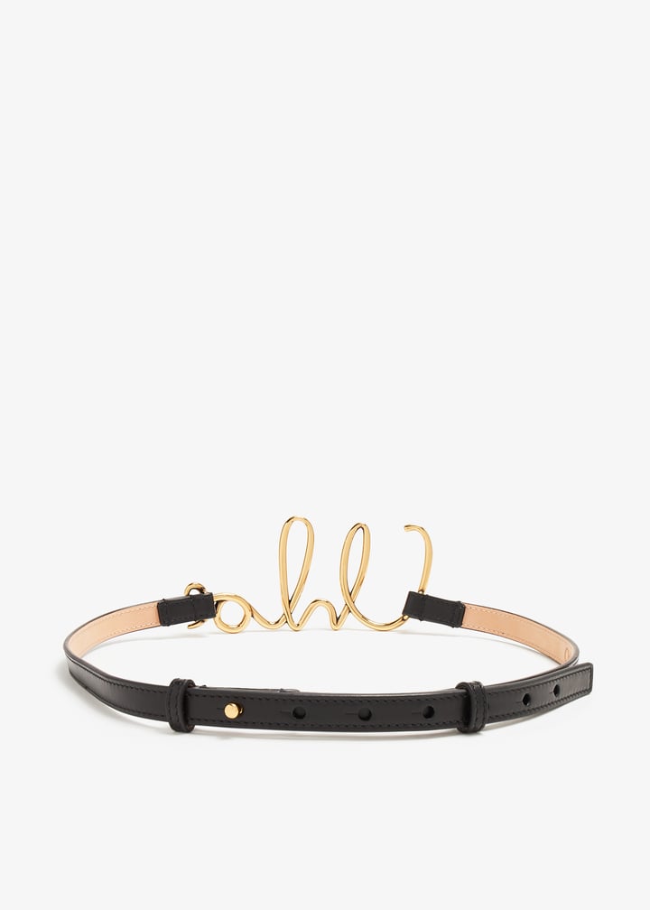 Chloé The Chloé Iconic small belt for Women - Black in UAE