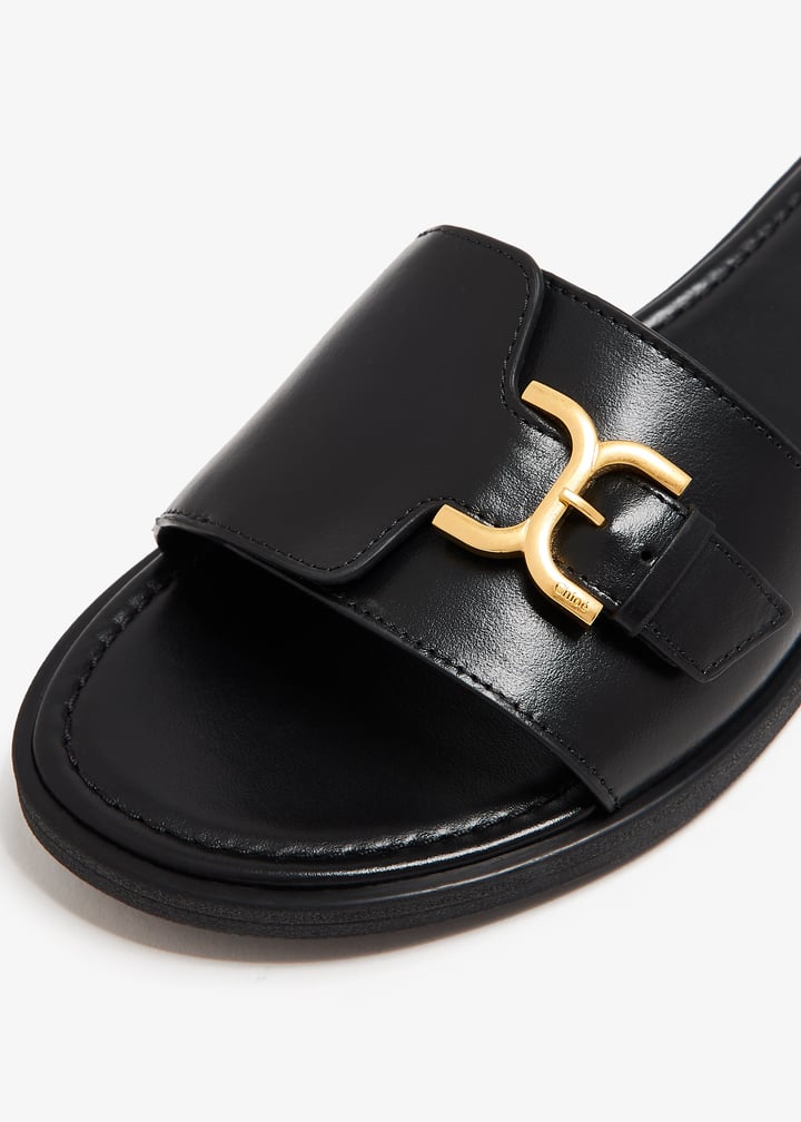 サンダル・ミュール CHLOE Women Sandals C24W05QOL001 Black Chloe' Jade sandal - Black - Women | C24W05QOL001 | thebs.com