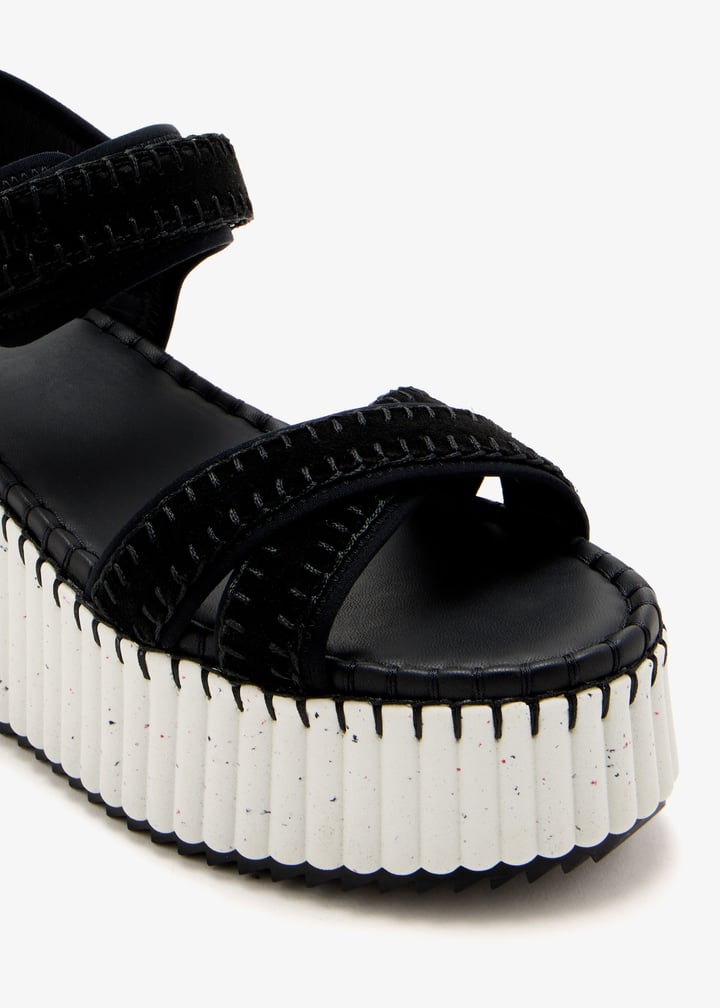 【Chloe】NAMA SANDAL◆CHC24S870HT Nama 80mm Platform Sandal