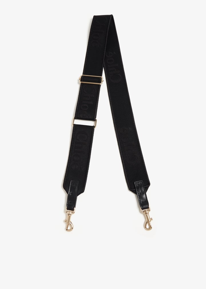 Chloé Logo adjustable strap for Women - Black in USA | Level